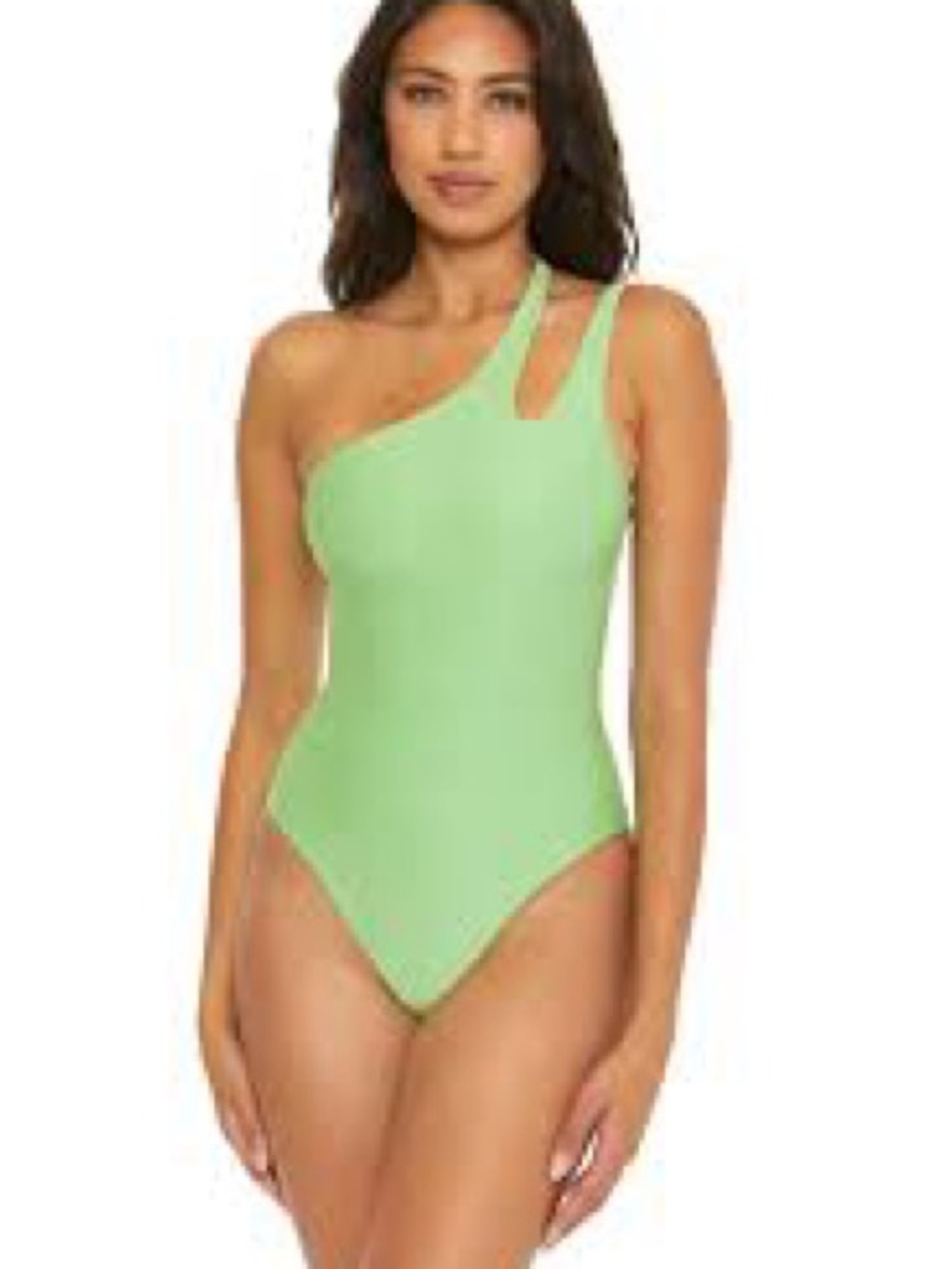 NWT SIZE M BECCA Shimmery Mint Green Swimsuit